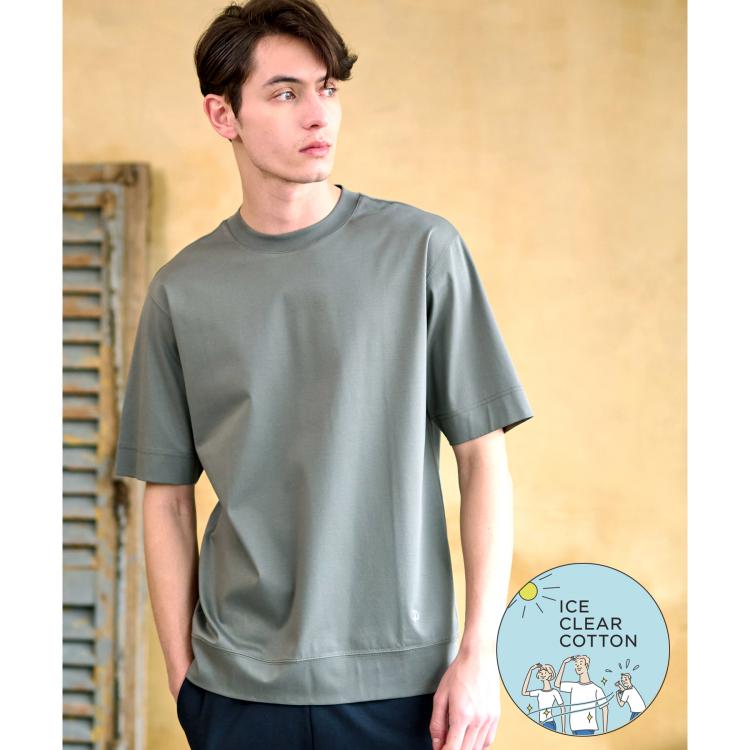 ドレステリア(メンズ)(DRESSTERIOR(Men))の【接触冷感/抗菌防臭/消臭】ICE CLEAR COTTON オーバーフィットTシャツ Ｔシャツ