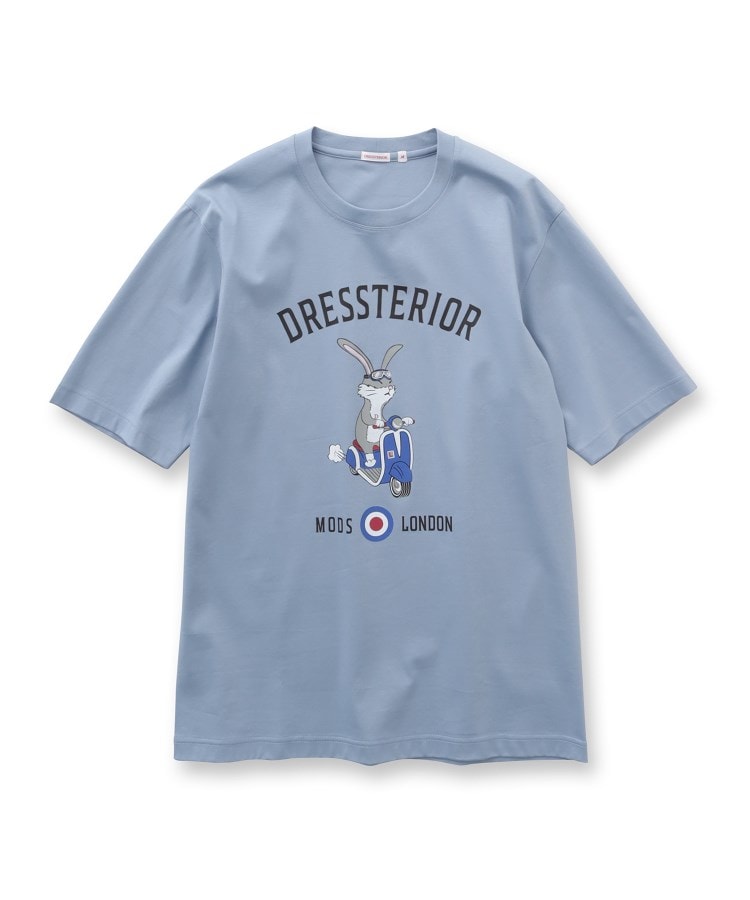 ドレステリア(メンズ)(DRESSTERIOR(Men))の【接触冷感/抗菌防臭/消臭/Safari5月号掲載】ICE CLEAR COTTON ロンドンラビットTシャツ5