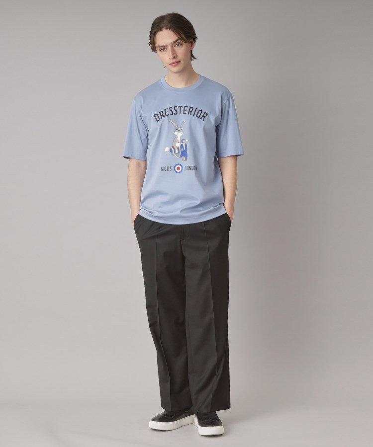 ドレステリア(メンズ)(DRESSTERIOR(Men))の【接触冷感/抗菌防臭/消臭/Safari5月号掲載】ICE CLEAR COTTON ロンドンラビットTシャツ28