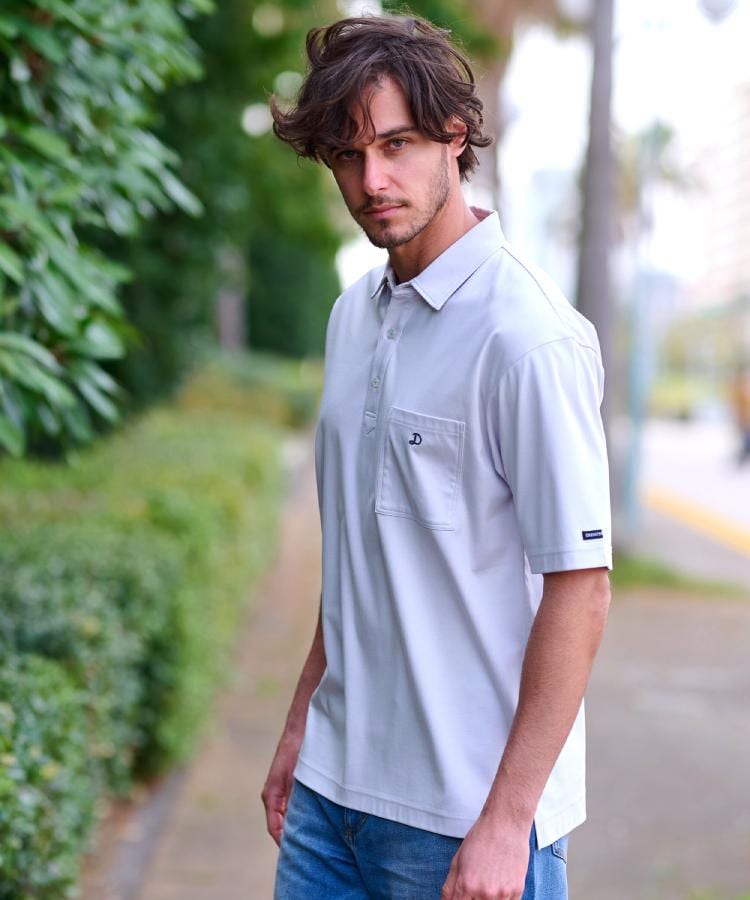 ドレステリア(メンズ)(DRESSTERIOR(Men))の【接触冷感/抗菌防臭/消臭】ICE CLEAR COTTON オーバーフィットポロシャツ8