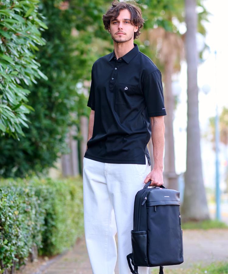 ドレステリア(メンズ)(DRESSTERIOR(Men))の【接触冷感/抗菌防臭/消臭】ICE CLEAR COTTON オーバーフィットポロシャツ13