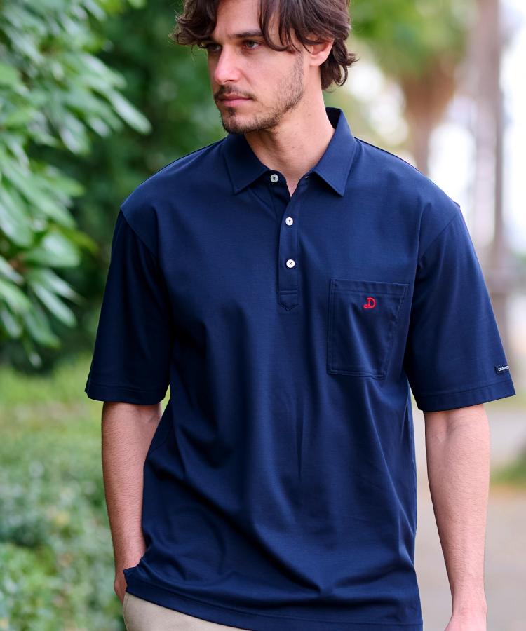 ドレステリア(メンズ)(DRESSTERIOR(Men))の【接触冷感/抗菌防臭/消臭】ICE CLEAR COTTON オーバーフィットポロシャツ22