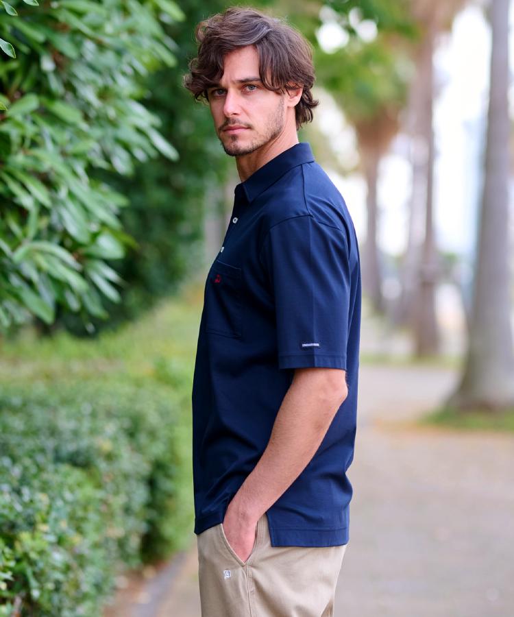 ドレステリア(メンズ)(DRESSTERIOR(Men))の【接触冷感/抗菌防臭/消臭】ICE CLEAR COTTON オーバーフィットポロシャツ23