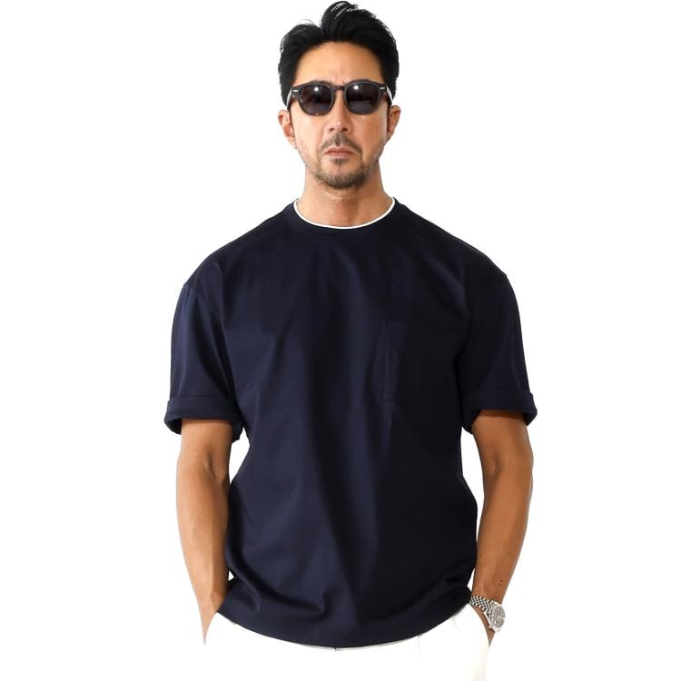 ドレステリア(メンズ)(DRESSTERIOR(Men))の【干場義雅×DRESSTERIOR】ICE CLEAR COTTON レイヤードT Ｔシャツ