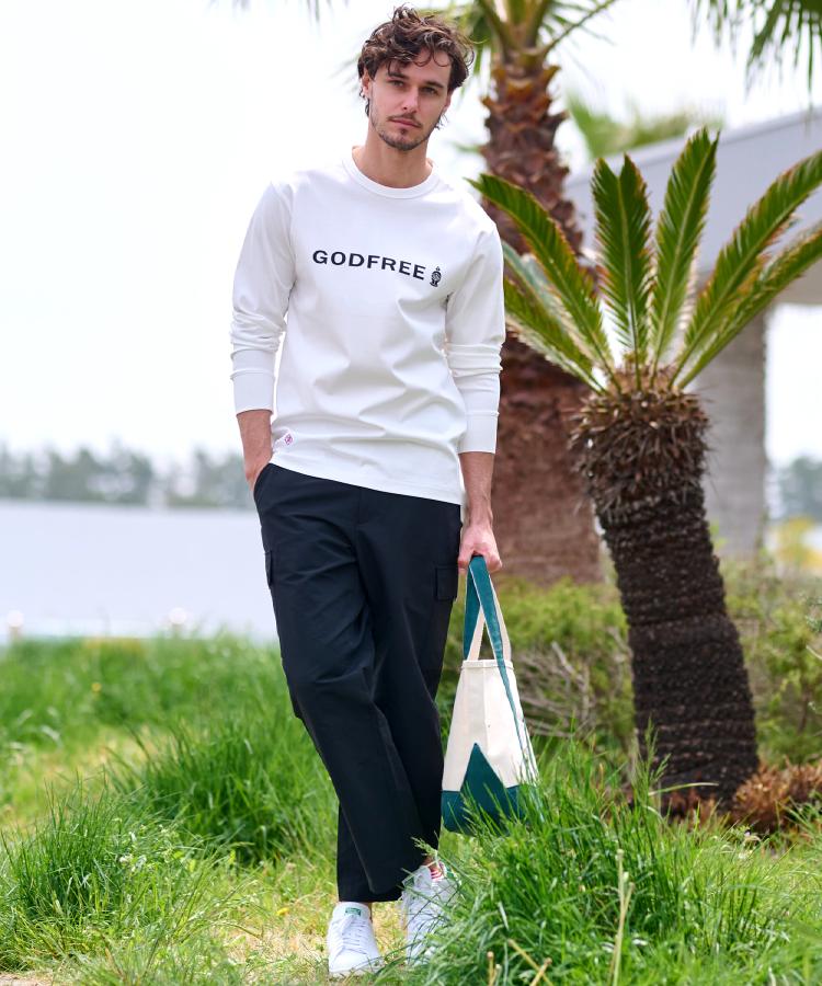 ドレステリア(メンズ)(DRESSTERIOR(Men))の【接触冷感／抗菌防臭／消臭】ICE CLEAR COTTON GODFREE ロンT3