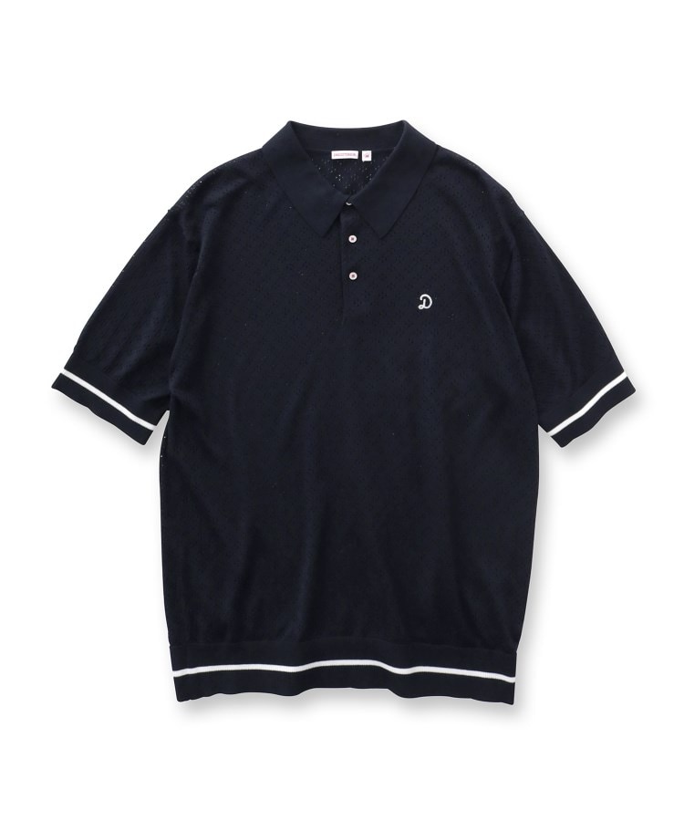 ドレステリア(メンズ)(DRESSTERIOR(Men))のレースジャカード ニットポロ3