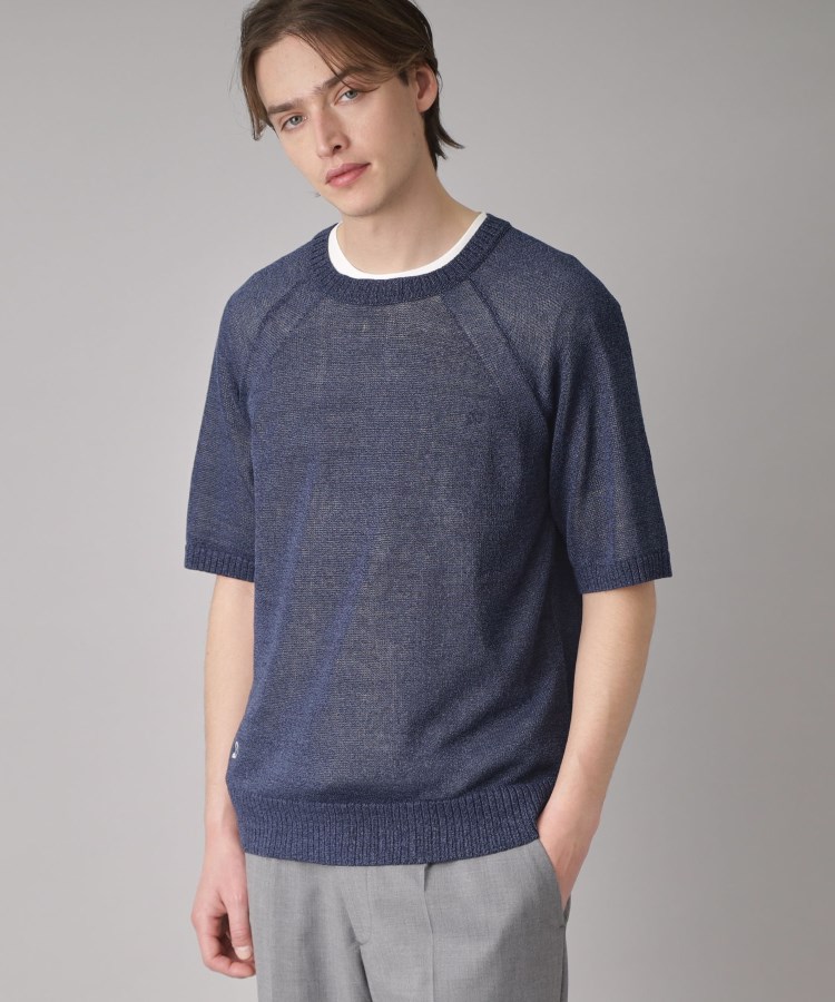 ドレステリア(メンズ)(DRESSTERIOR(Men))のペーパーコットン ハーフスリーブニット21