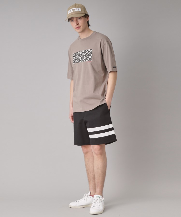 ドレステリア(メンズ)(DRESSTERIOR(Men))の【接触冷感/UVカット】BACK BREEZE TECH オーバーラップサークルプリントTシャツ30
