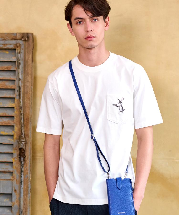 ドレステリア(メンズ)(DRESSTERIOR(Men))の【接触冷感/UVカット】BACK BREEZE TECH ラビットポケTシャツ8