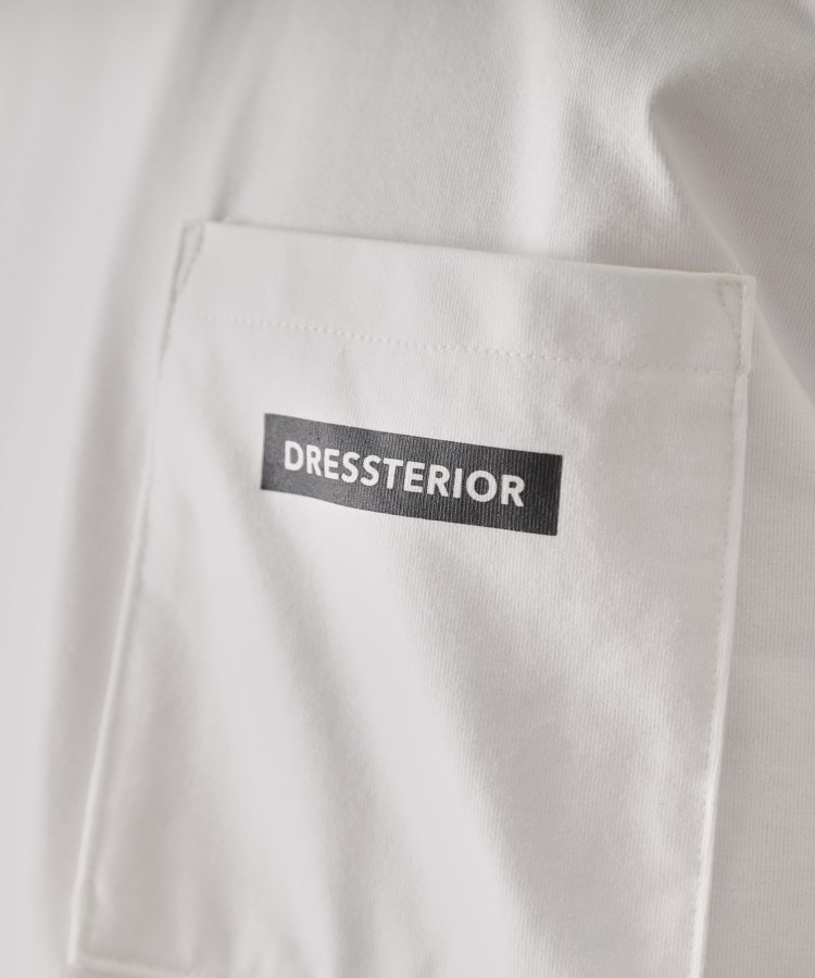 ドレステリア(メンズ)(DRESSTERIOR(Men))の【接触冷感/UVカット】BACK BREEZE TECH バックオーバーラップサークルレイヤードロングTシャツ16