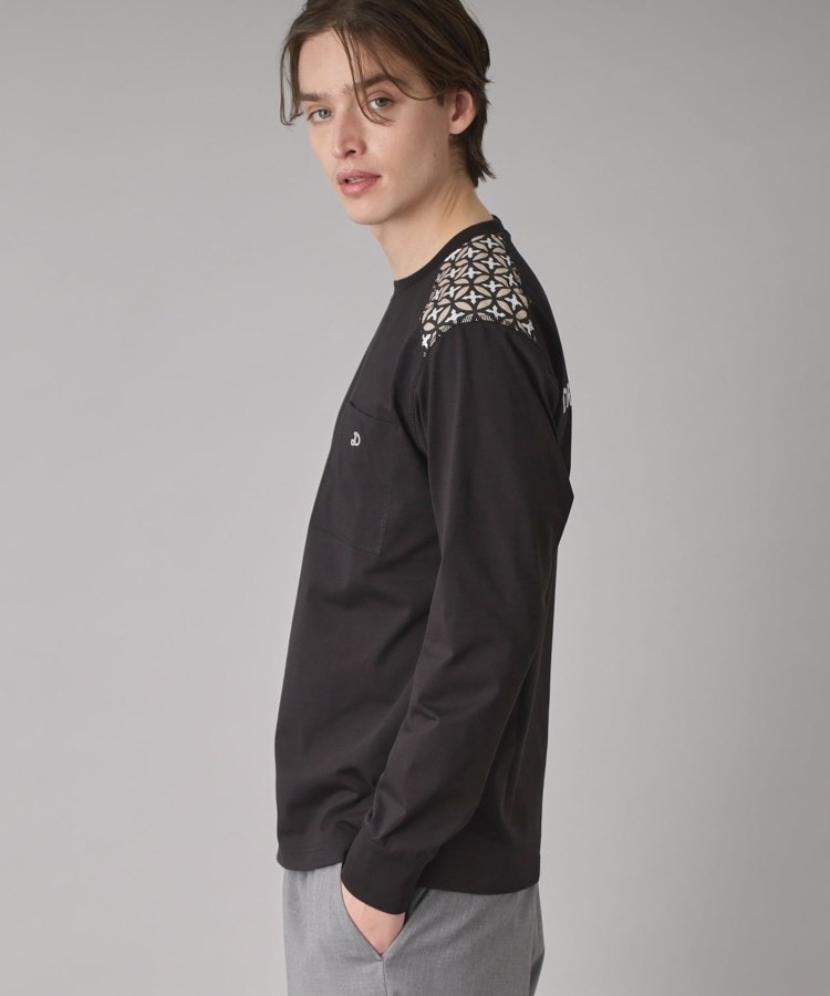 ドレステリア(メンズ)(DRESSTERIOR(Men))の【接触冷感/UVカット】BACK BREEZE TECH ロングTシャツ16