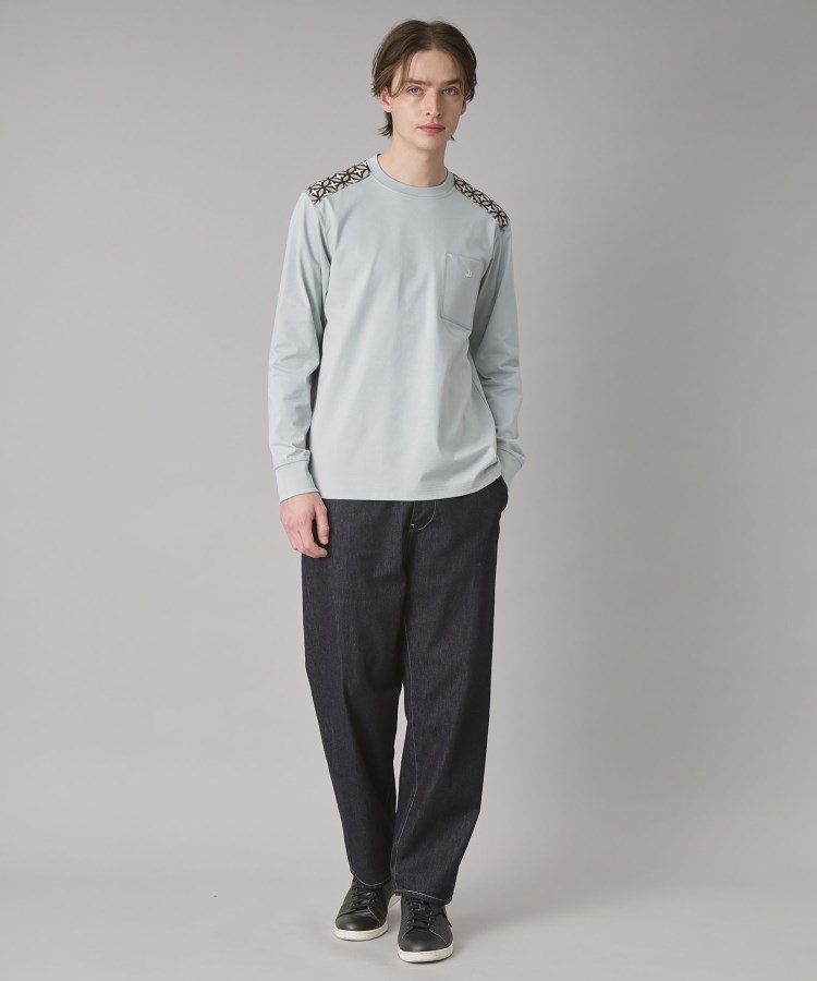 ドレステリア(メンズ)(DRESSTERIOR(Men))の【接触冷感/UVカット】BACK BREEZE TECH ロングTシャツ30