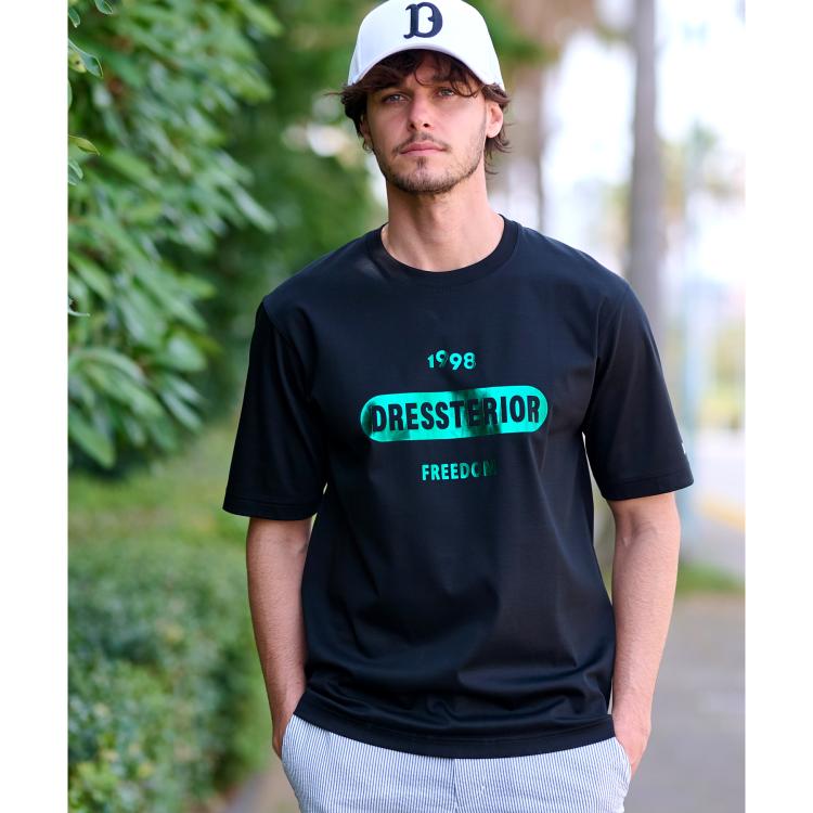 ドレステリア(メンズ)(DRESSTERIOR(Men))の【接触冷感／抗菌防臭／消臭】ICE CLEAR COTTON 大阪ルクア&EC限定 ロゴT Ｔシャツ