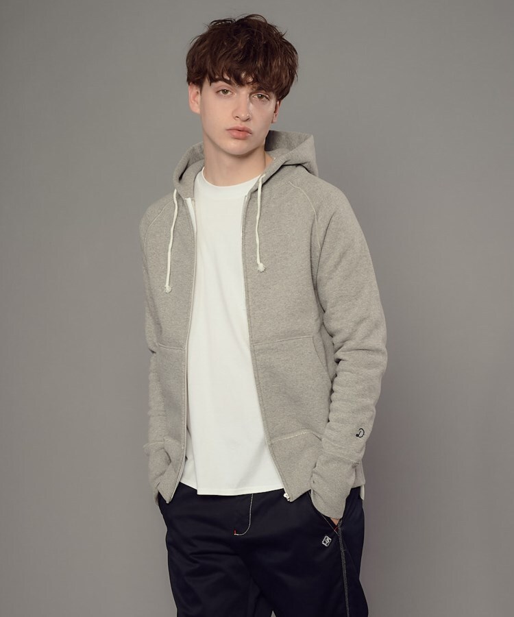 Monomax11月号掲載 Dressterior定番 吊裏毛 ジップアップパーカー パーカー Dressterior Men ドレステリア ワールド オンラインストア World Online Store