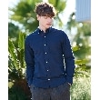 ドレステリア(メンズ)(DRESSTERIOR(Men))のオックスフォード ラウンドカラーシャツ ダークネイビー(094)
