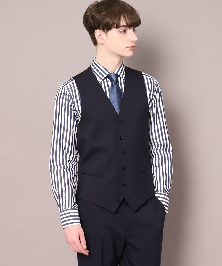 スリーピース ネイビージレ(ベスト) | DRESSTERIOR(Men スリーピース ネイビージレ(ベスト) | DRESSTERIOR(Men