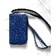 ドレステリア(メンズ)(DRESSTERIOR(Men))の【Safari5月号掲載】イタリアレザースマホショルダーバッグ ブルー(092)