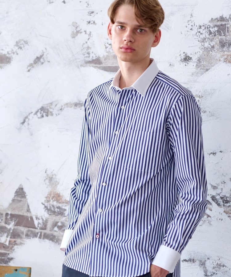 ドレステリア(メンズ)(DRESSTERIOR(Men))のロンストクレリックカラーシャツ9