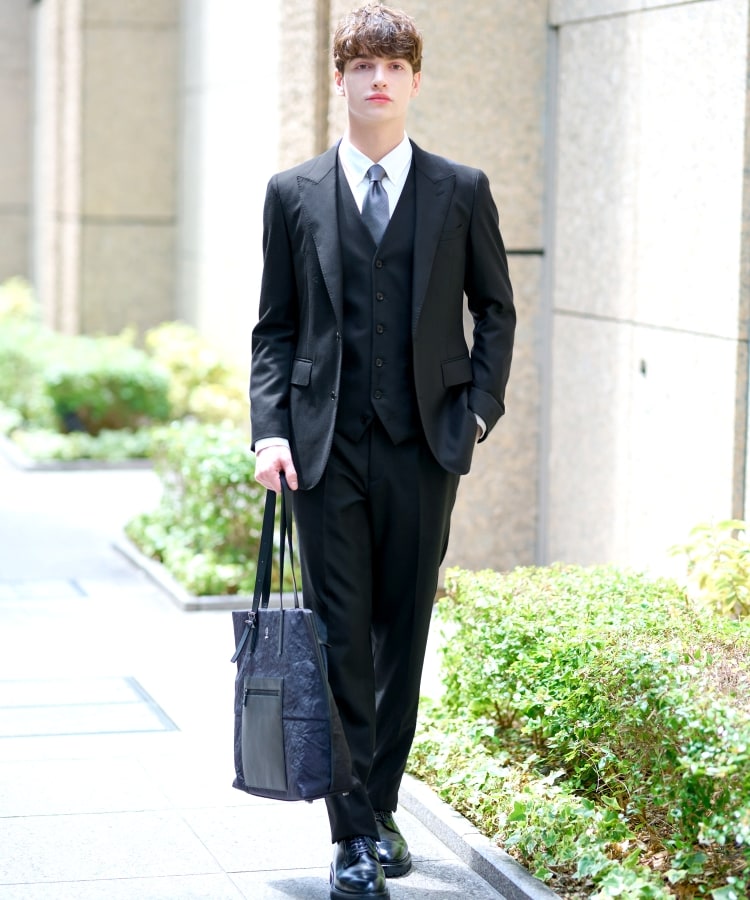 ドレステリア(メンズ)(DRESSTERIOR(Men))の【セットアップ可】Super100’s スリーピース SET UP パンツ1