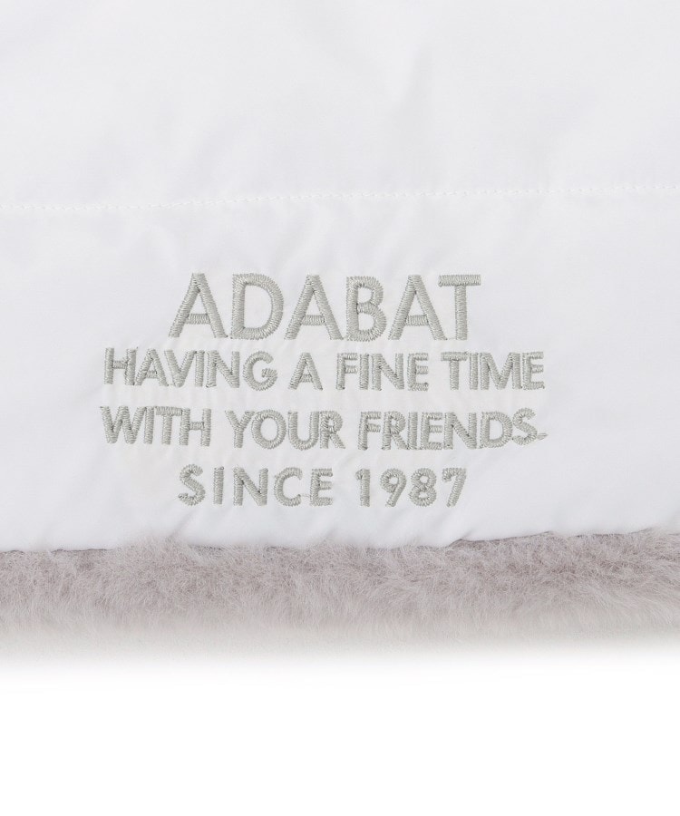 アダバット(メンズ)(adabat(Men))のロゴデザイン ネックウォーマー3