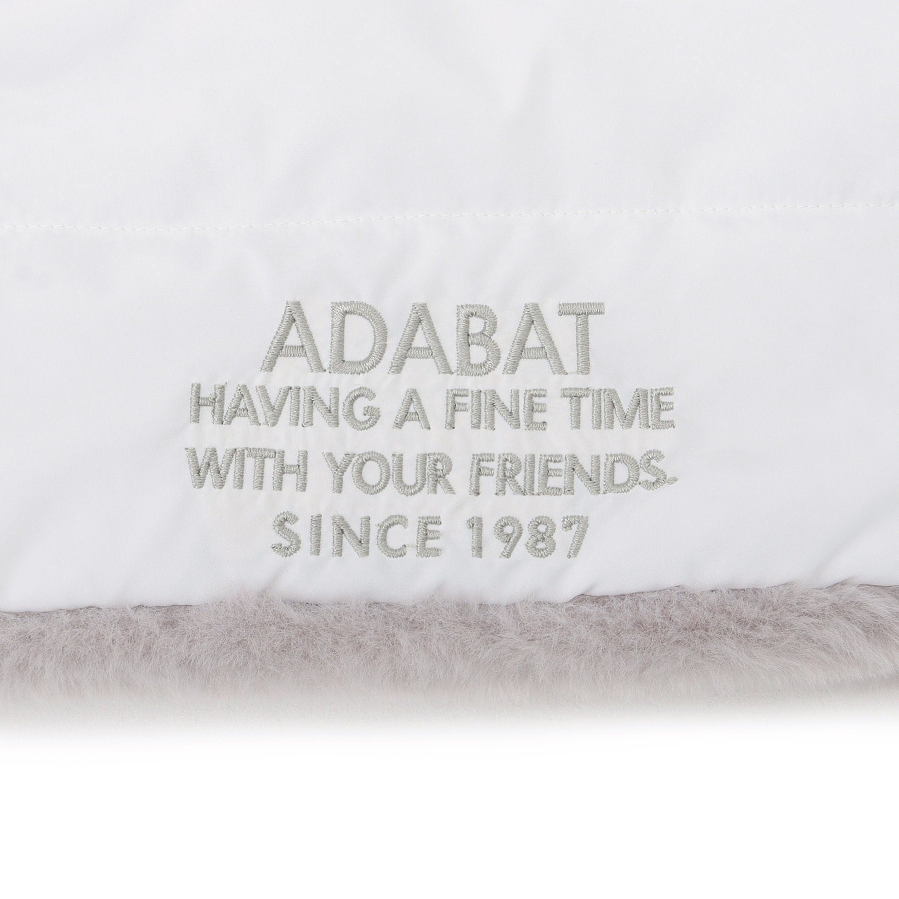 アダバット(メンズ)(adabat(Men))のロゴデザイン ネックウォーマー3