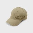 アダバット(メンズ)(adabat(Men))のロゴデザイン キャップ ベージュ(052)