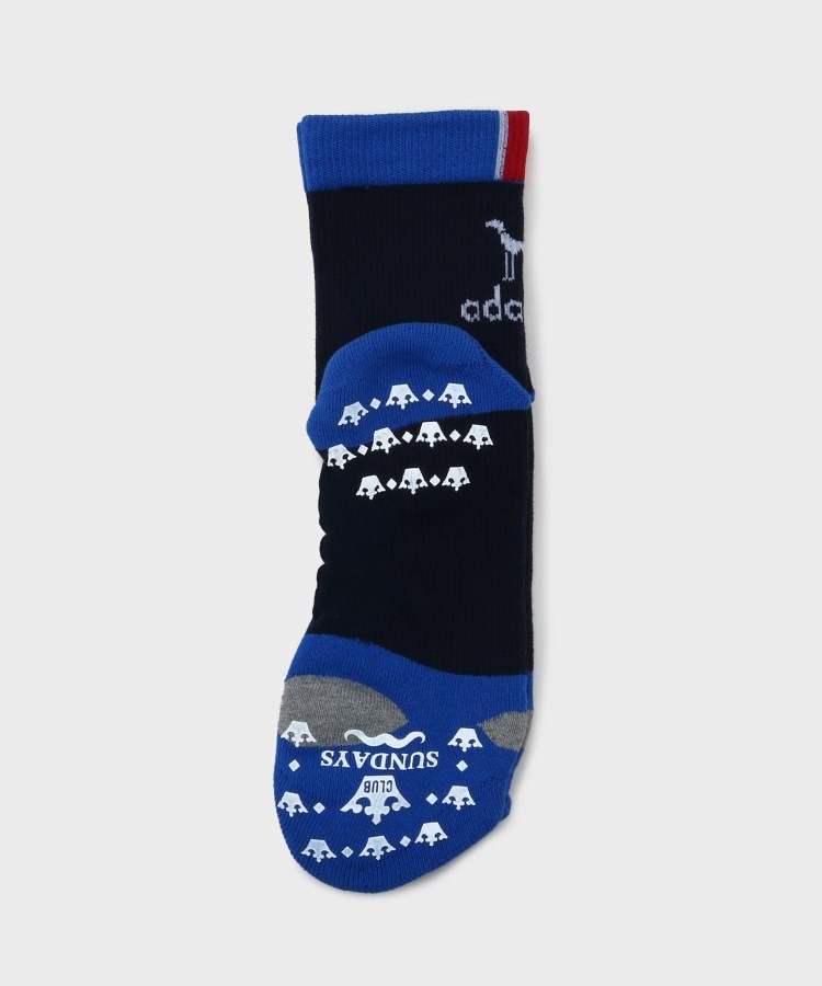 アダバット(メンズ)(adabat(Men))の【新レーベル ADABAT NAVY】3Dショートソックス1