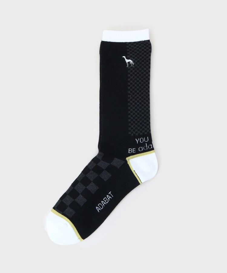 アダバット(メンズ)(adabat(Men))のフラッグレギュラーソックス1