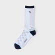 アダバット(メンズ)(adabat(Men))のフラッグレギュラーソックス ホワイト(001)