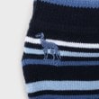 アダバット(メンズ)(adabat(Men))の5本指ボーダーベリーショートソックス6