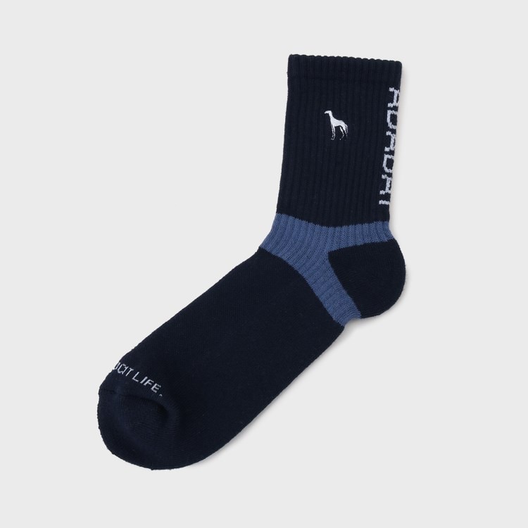 アダバット(メンズ)(adabat(Men))のバックロゴショートソックス ソックス