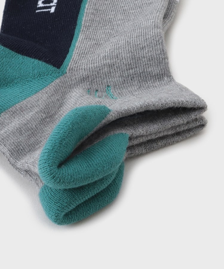 アダバット(メンズ)(adabat(Men))の【新レーベル ADABAT NAVY】カラーブロックベリーショートソックス5