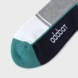 アダバット(メンズ)(adabat(Men))の【新レーベル ADABAT NAVY】カラーブロックベリーショートソックス3