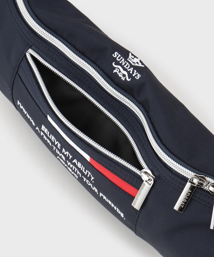 アダバット(メンズ)(adabat(Men))の【新レーベル ADABAT NAVY】トリコロールボディバッグ10