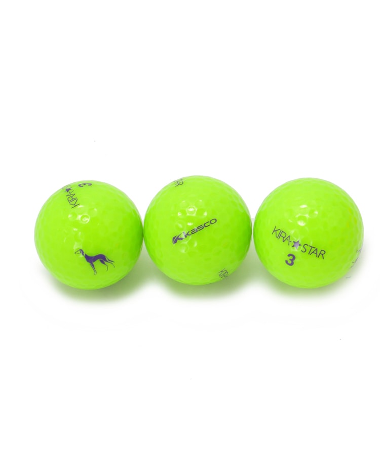 アダバット(メンズ)(adabat(Men))のカラーゴルフボール3セット グリーン系(025)