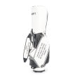 アダバット(メンズ)(adabat(Men))の◆ロゴデザイン ゴルフバッグ 口径9.0型/47インチ対応 ホワイト(001)