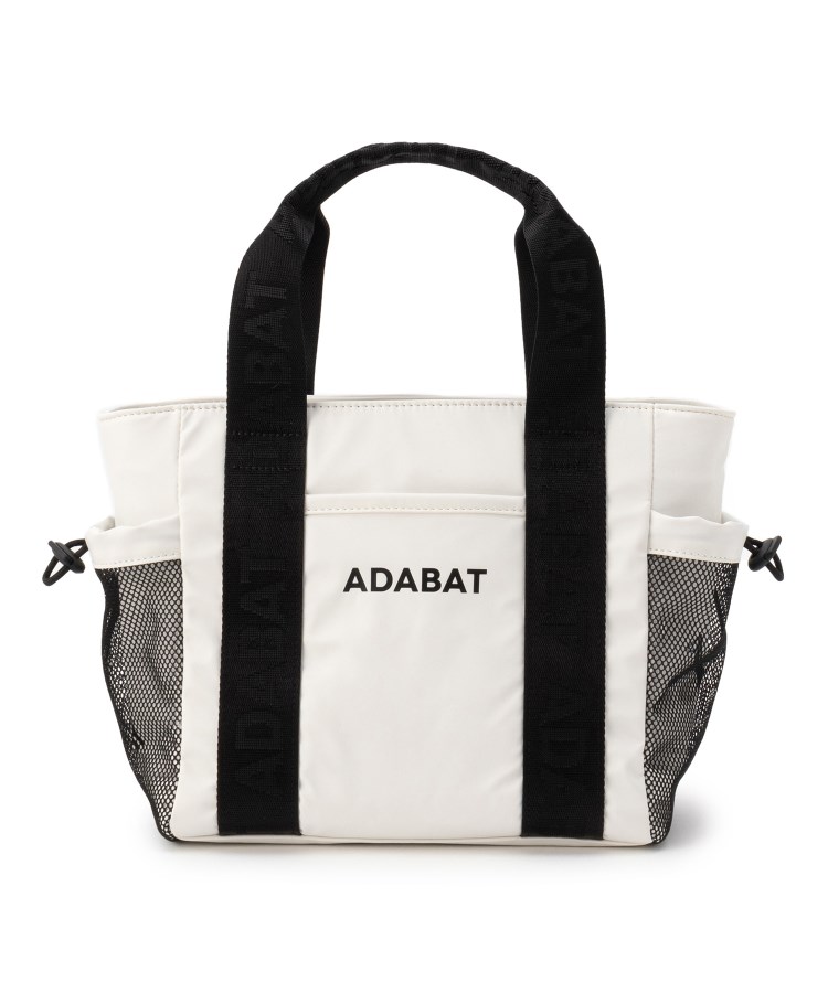 アダバット(メンズ)(adabat(Men))のロゴデザイン カートバッグ ホワイト(001)