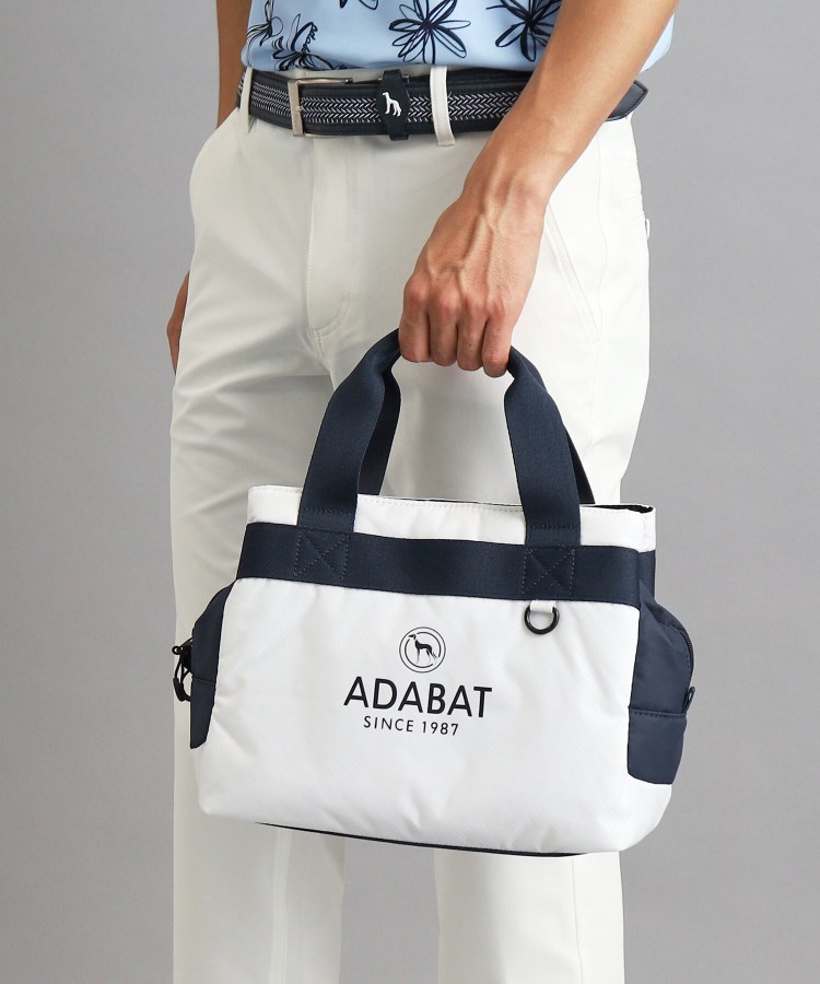 アダバット(メンズ)(adabat(Men))のリップストップカートバッグ ホワイト(001)