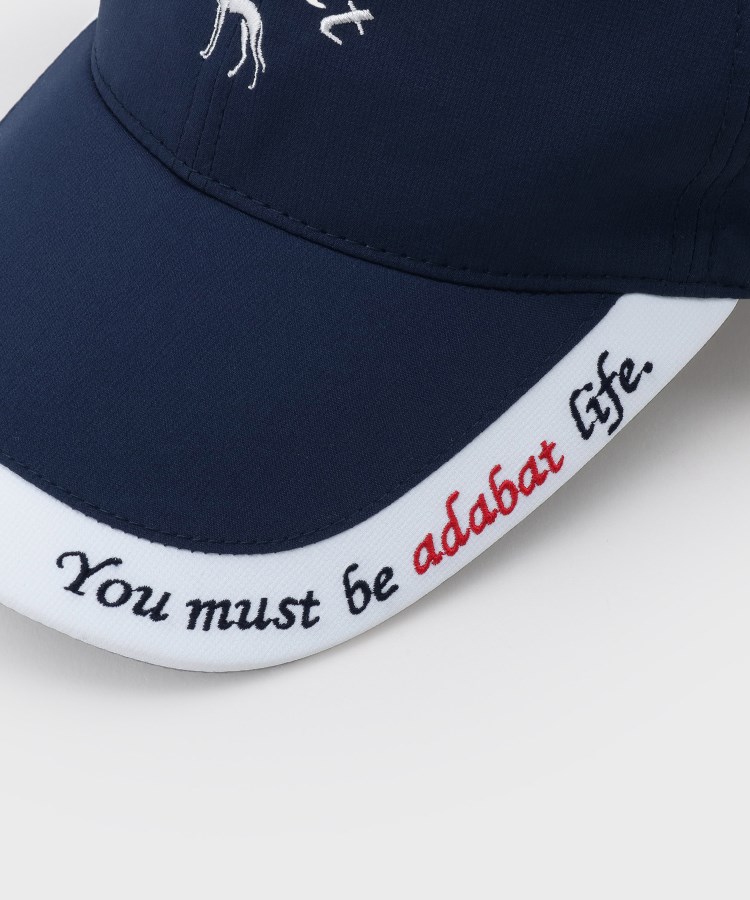 アダバット(メンズ)(adabat(Men))のラインブリムラウンディッシュキャップ5