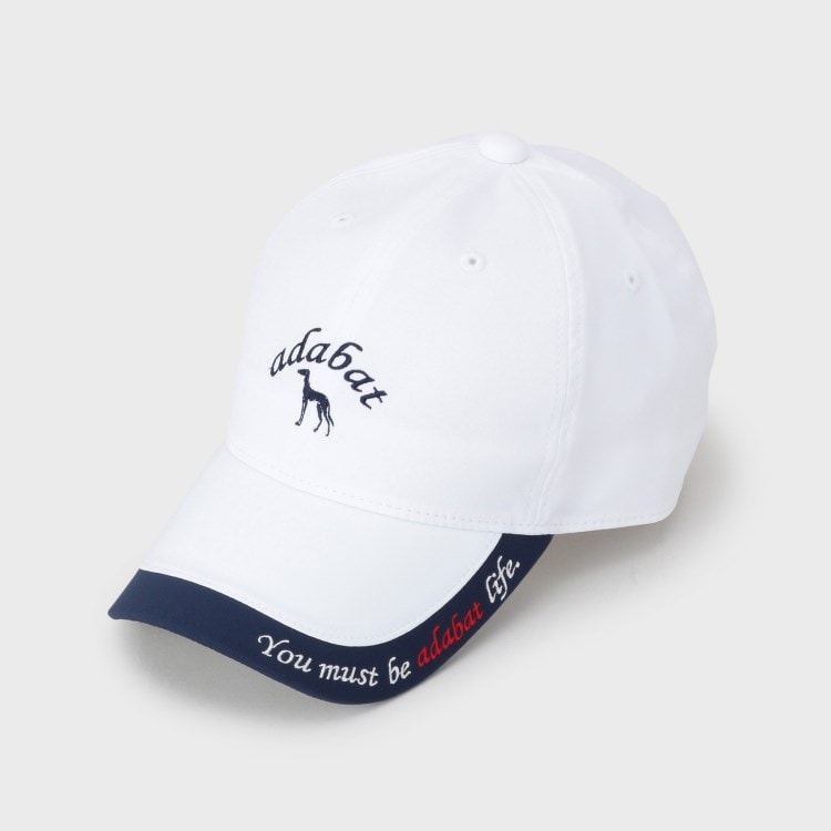 アダバット(メンズ)(adabat(Men))のラインブリムラウンディッシュキャップ キャップ