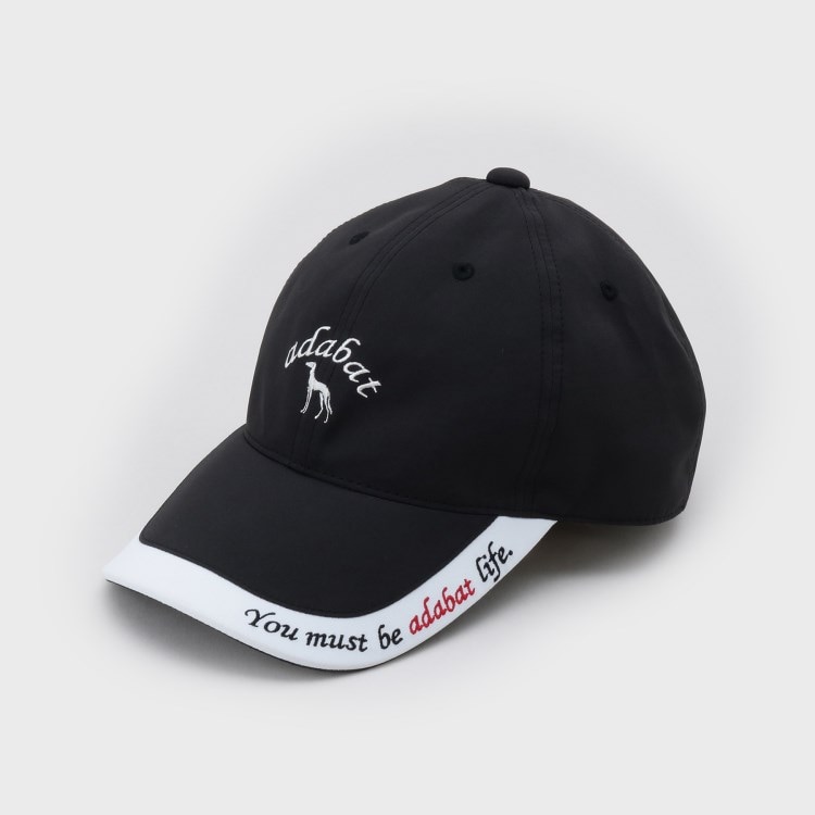 アダバット(メンズ)(adabat(Men))のラインブリムラウンディッシュキャップ キャップ