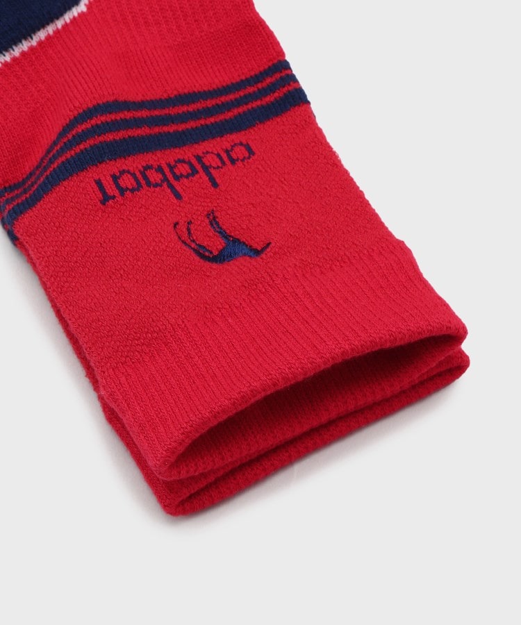 アダバット(メンズ)(adabat(Men))の【新レーベル ADABAT NAVY】バイカラーショートソックス3