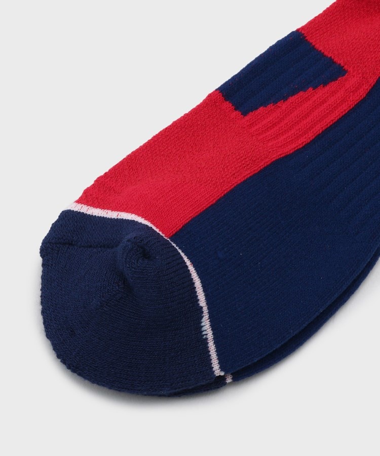 アダバット(メンズ)(adabat(Men))の【新レーベル ADABAT NAVY】バイカラーショートソックス4