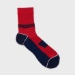 アダバット(メンズ)(adabat(Men))の【新レーベル ADABAT NAVY】バイカラーショートソックス2