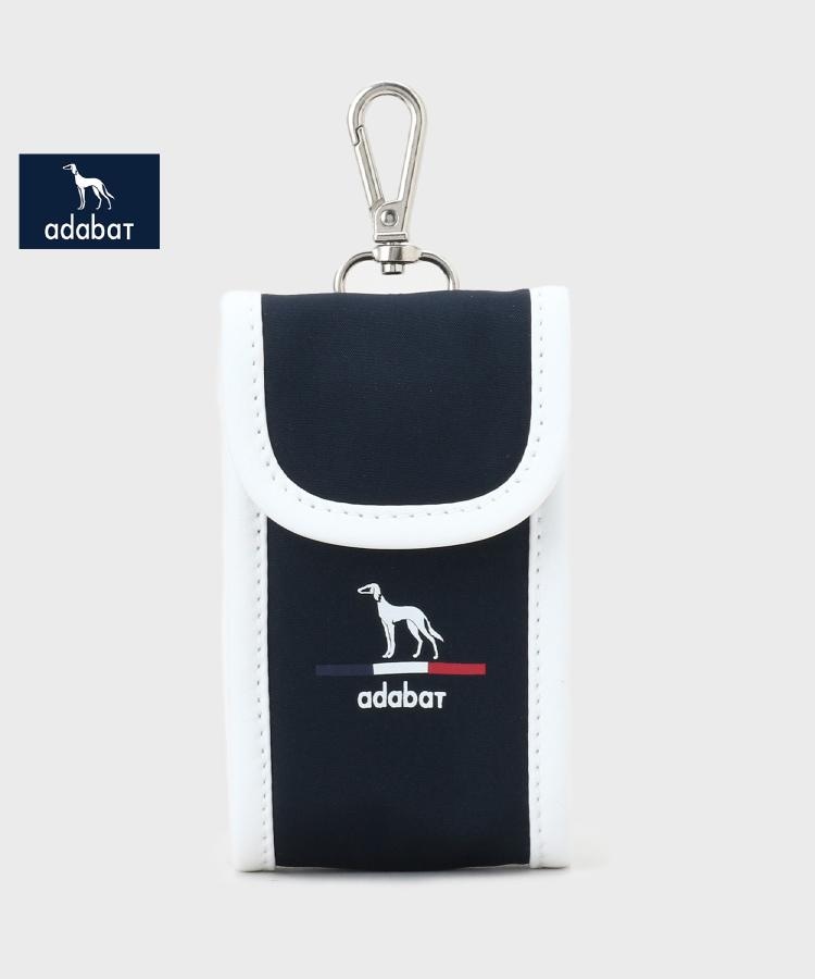 アダバット(メンズ)(adabat(Men))の【新レーベル ADABAT NAVY】トリコロール ボールケース ネイビー(094)