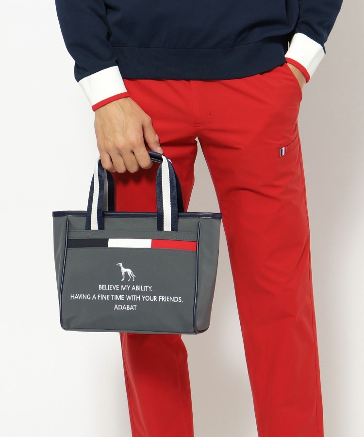 アダバット(メンズ)(adabat(Men))の【新レーベル ADABAT NAVY】トリコロール カートバッグ3