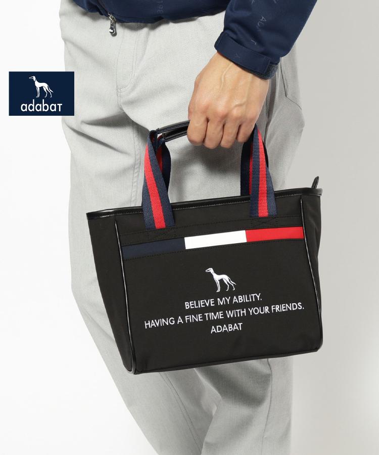 アダバット(メンズ)(adabat(Men))の【新レーベル ADABAT NAVY】トリコロール カートバッグ ブラック(019)