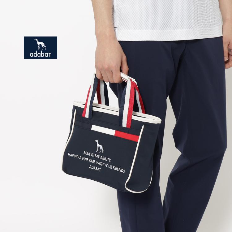 アダバット(メンズ)(adabat(Men))の【新レーベル ADABAT NAVY】トリコロール カートバッグ トートバッグ