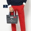 アダバット(メンズ)(adabat(Men))の【新レーベル ADABAT NAVY】トリコロール カートバッグ チャコールグレー(013)