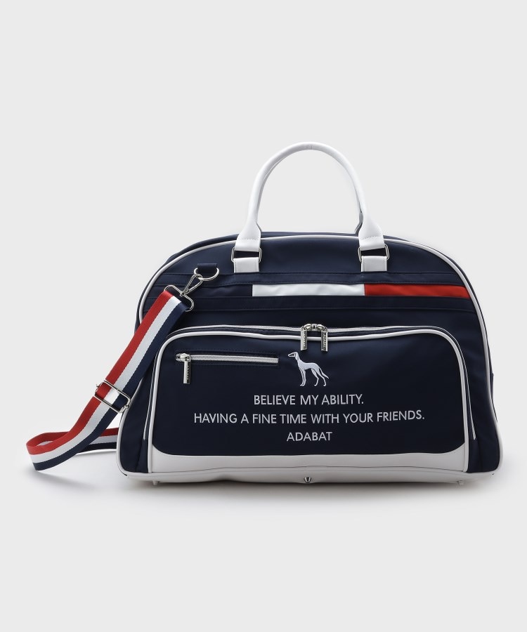 アダバット(メンズ)(adabat(Men))の【新レーベル ADABAT NAVY】トリコロールボストンバッグ7